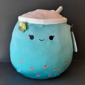 Squishmallows Jakarria The Boba Tea 11" Blue Plush Stuffed Toy